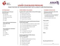 HBP questions to ask your doctor sheet