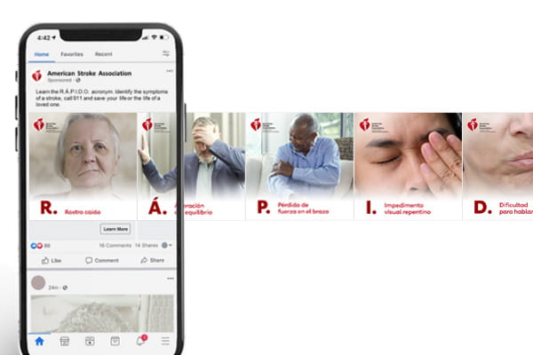 smartphone displaying an ASA social media slideshow post for R.Á.P.I.D.O. 